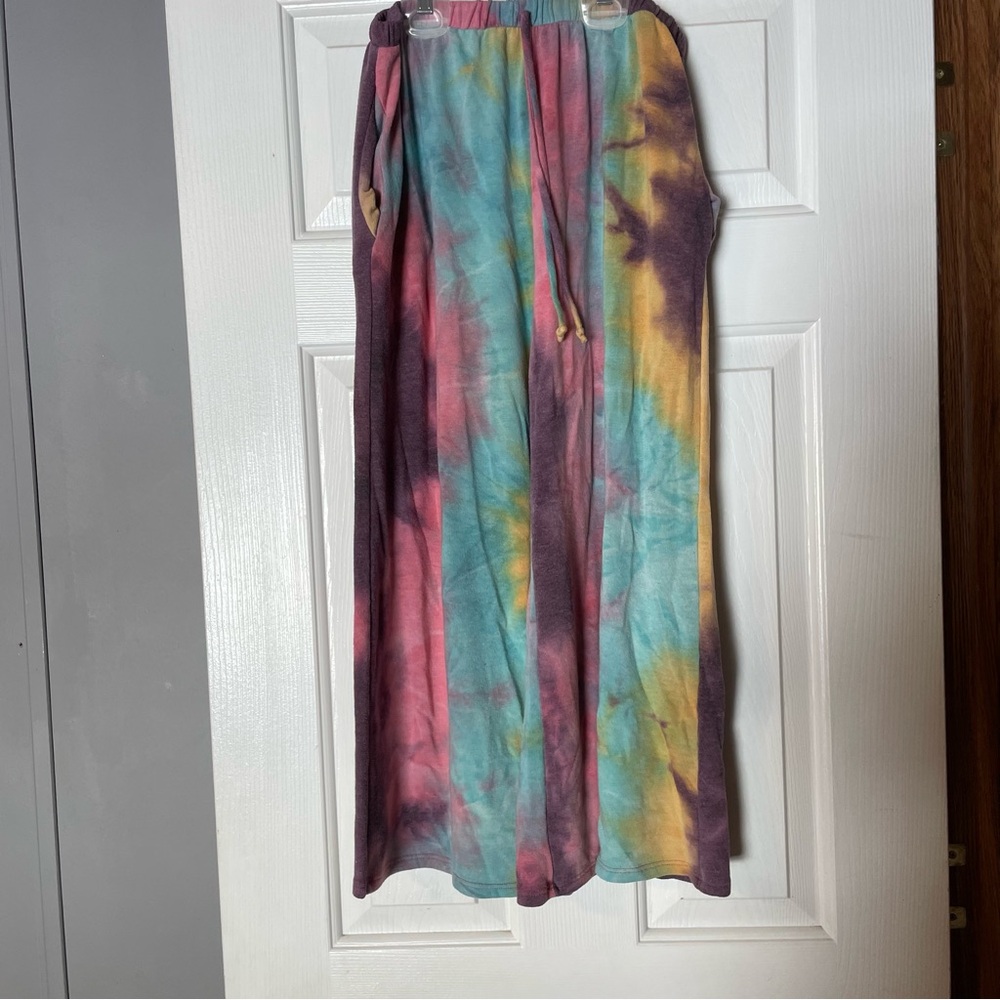 Sweet Love Multicolor Tie-Dye pants M with pockets